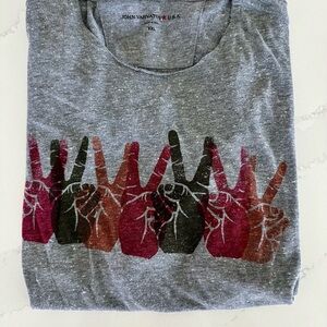 John Varvatos “Peace Sign” tee shirt.